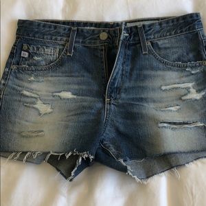 AG boyfriend cutoff shorts